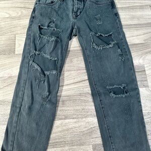 PacSun Black Skinny Jeans Distressed Style